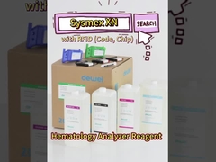 XN-350, XN-550, Reagentes de Analisador da Série XN Sysmex Hematologia Sistema Fechado Código de Barras Chip Cartão RFID