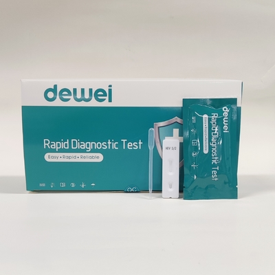Human Immunodeficiency Virus HIV 1/2 Rapid Test Kit Cassette Format 24 Months Shelf Life