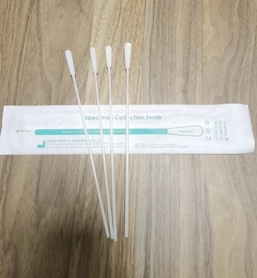 Flocked Nylon Swab Nasal Nasopharyngeal Oral Oropharyngeal Swab for Covid-19